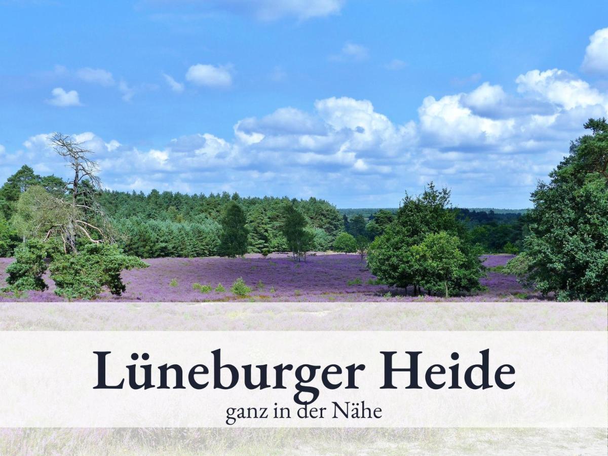 Blumenvilla 1 Mit Begehbarer Dusche, Sauna Und Garten Schneverdingen Exteriér fotografie